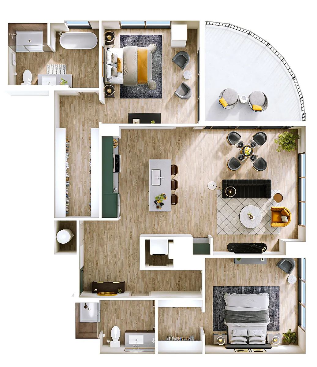 Floor plan B13 - Penthouse