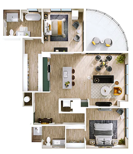 Floor plan B13 - Penthouse