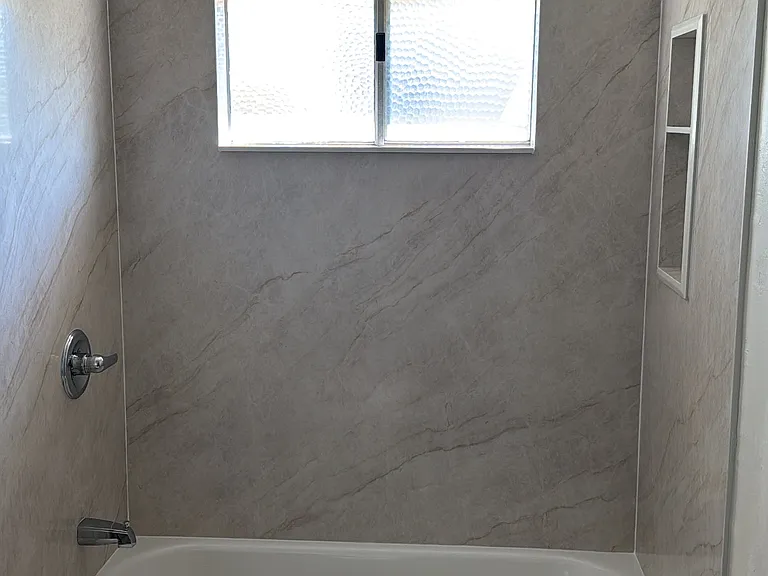 Newly remodeled bathroom