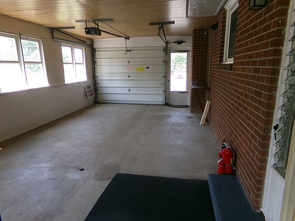 Oversized, one car garage.