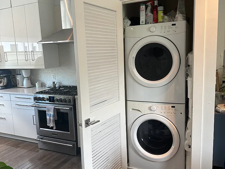 In-unit washer and dryer