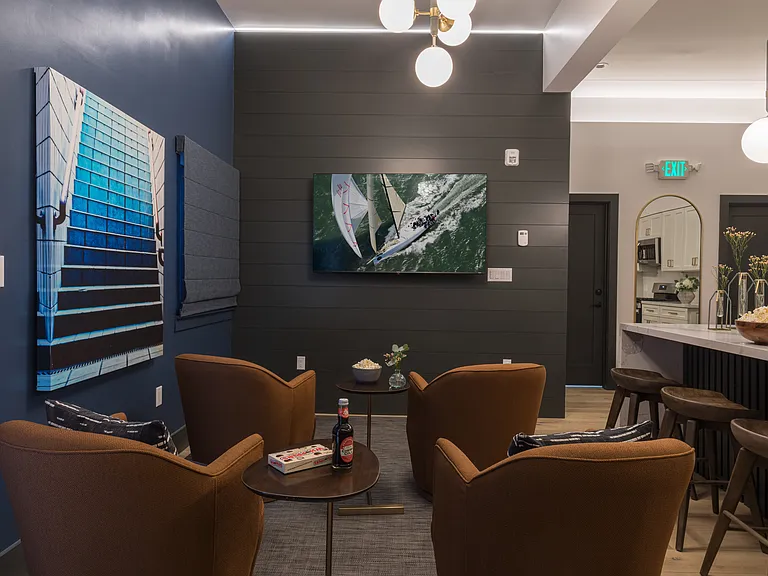 Explore this stylish lounge, perfect for relaxation and entertainment. Explore this stylish lounge, perfect for relaxation and entertainment.
