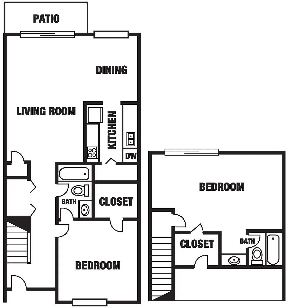 Floor plan Savona - Townhome