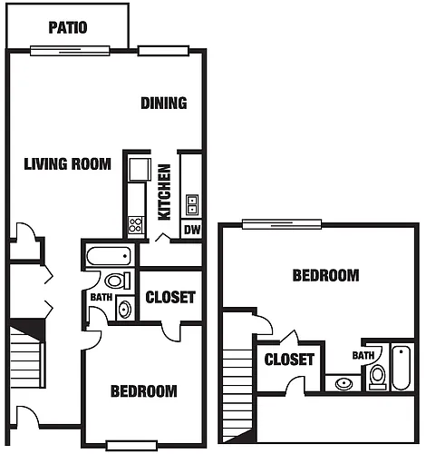 Floor plan Savona - Townhome