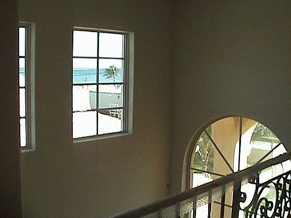 Pretty windows from upstairs