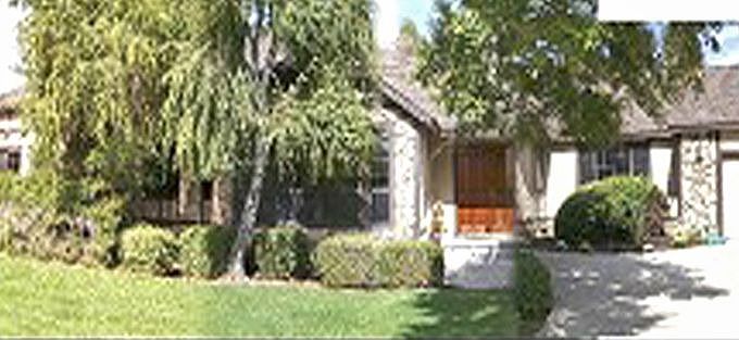 Beautifully landscaped front yard