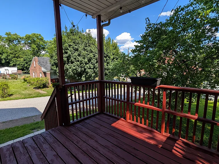 A view from the back deck.
