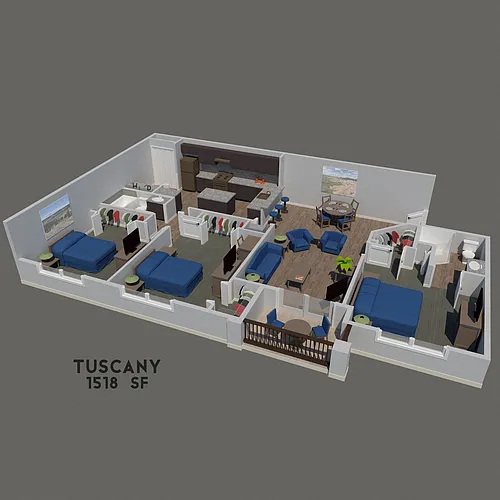 Floor plan Tuscany