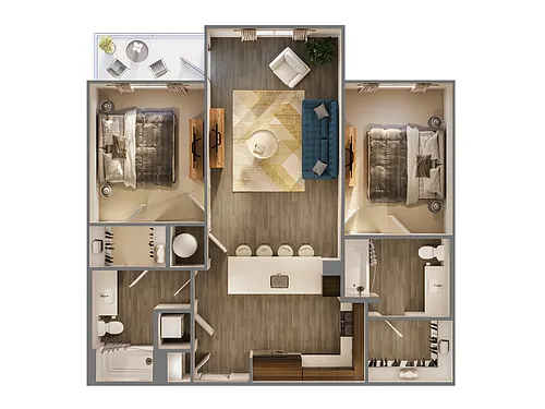 Floor plan B1AP