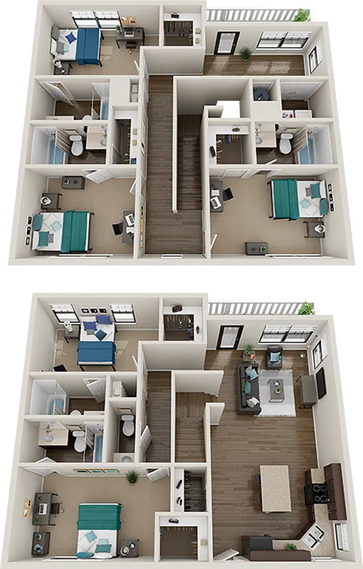 Floor plan 5X55