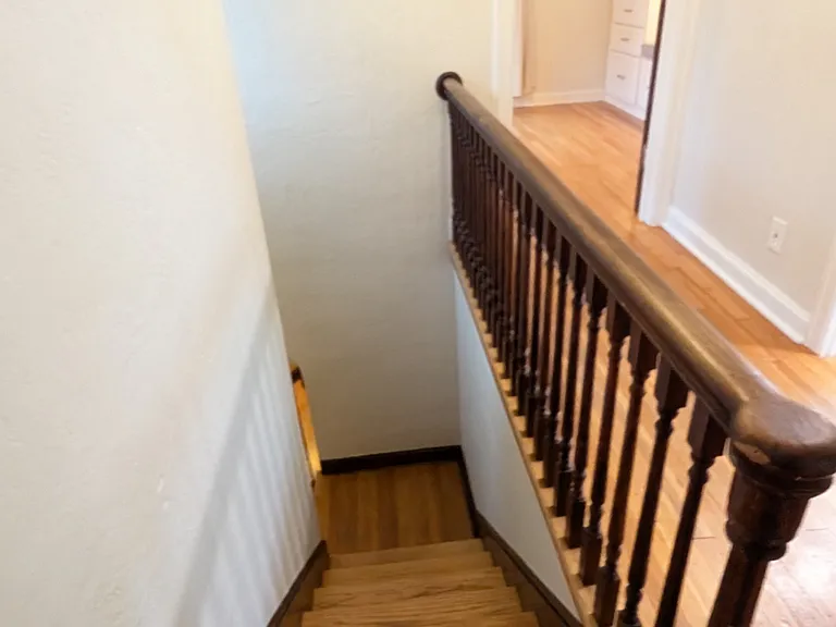 stairs and upstairs hallway