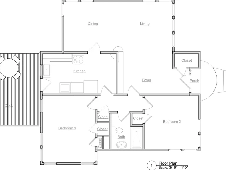 Architectural Drawing - Floor Plan