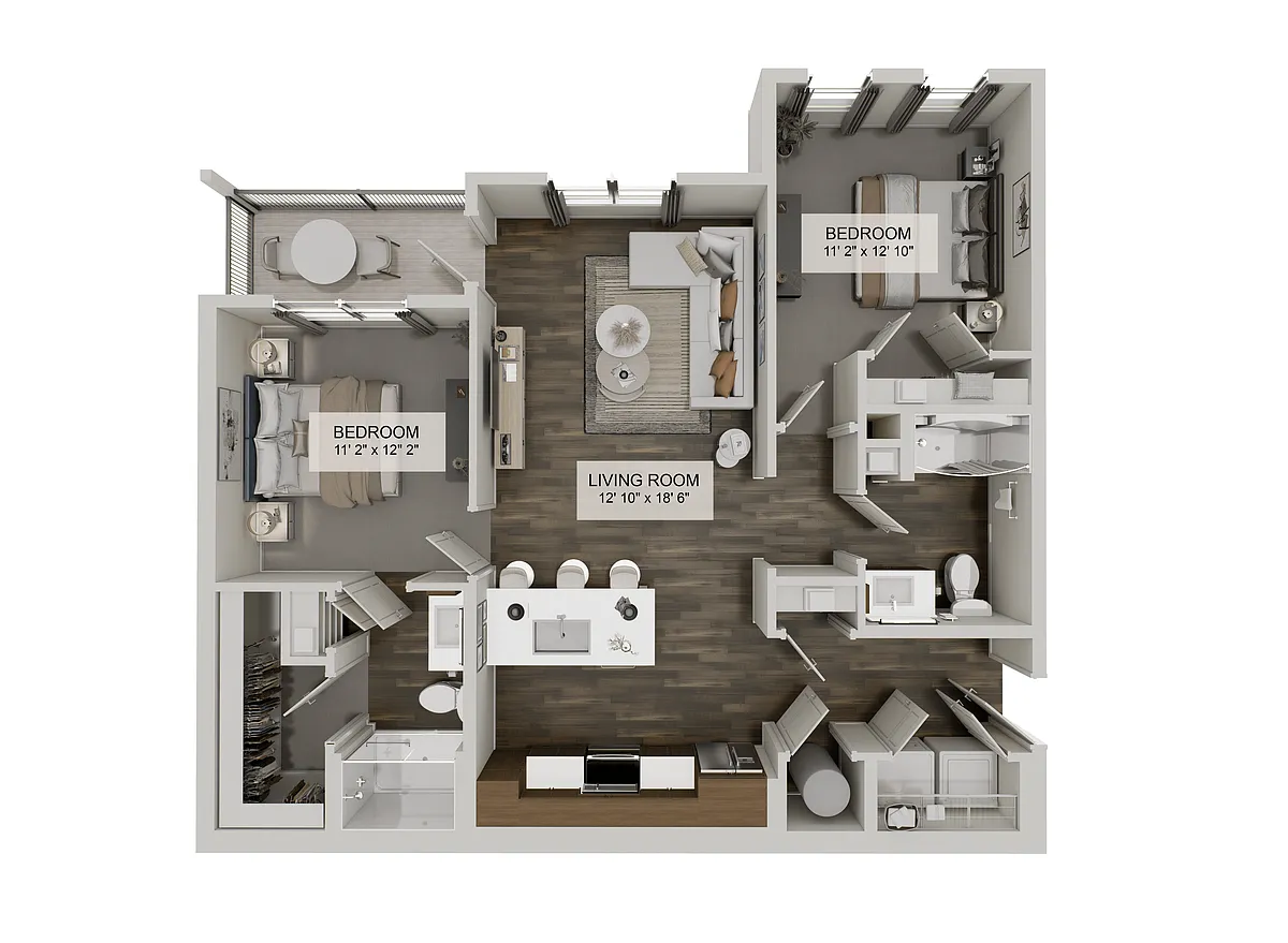 Floor plan Trailblazer Plus (B1P)