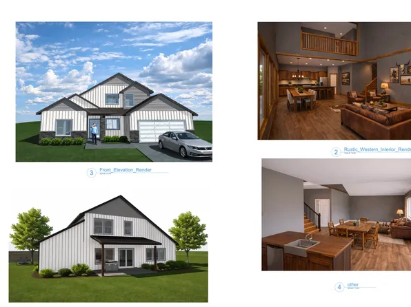 Rustic Western Plan, Legacy Heights