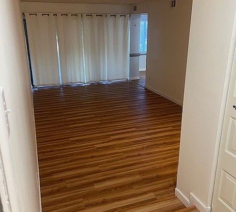 entry way and living room