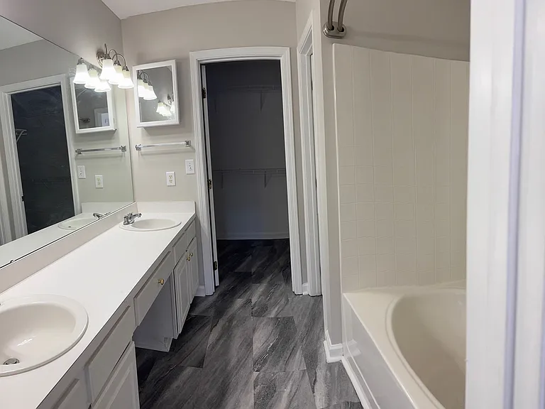 Master Bath and Walk-in Closet.