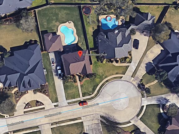 Overhead View of Cul-de-sac 