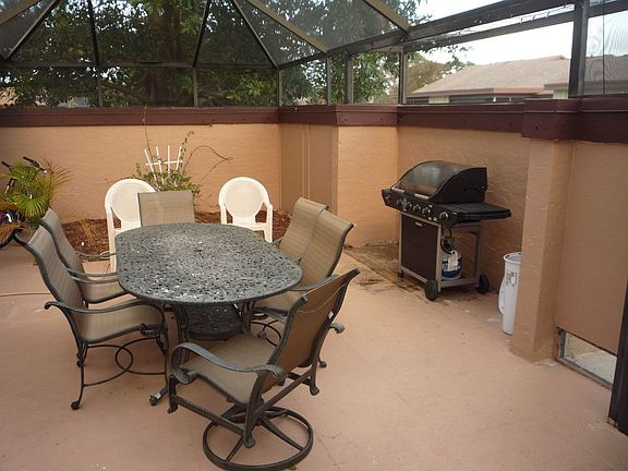 Large patio accessable from every room