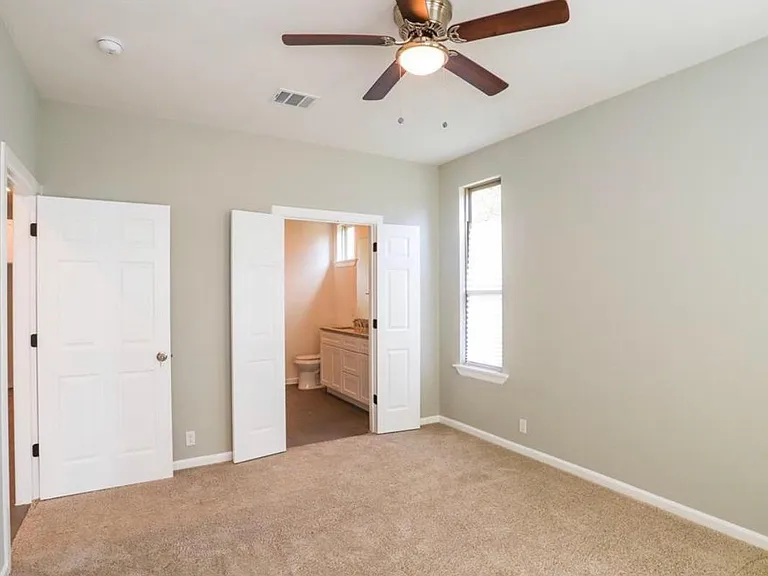 large master bedroom with attached bath