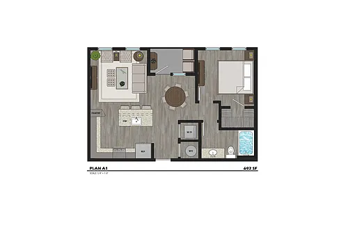 Floor plan A1