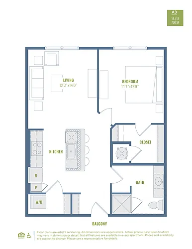 Floor plan A3b