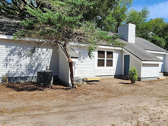 Left side  2 doors with deck