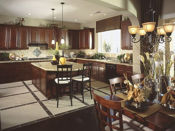 Kitchen of model home