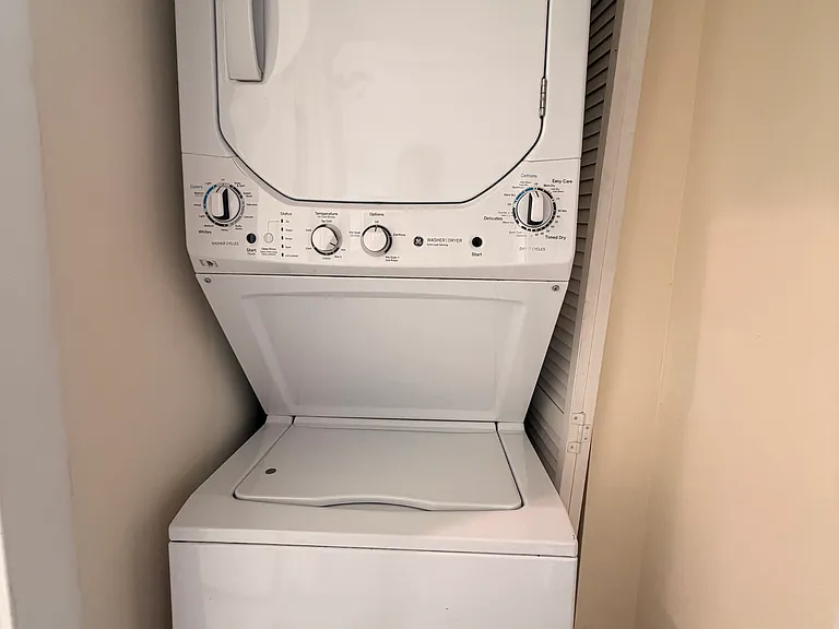 In unit washer and dryer