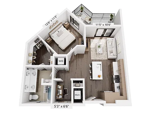 Floor plan A21