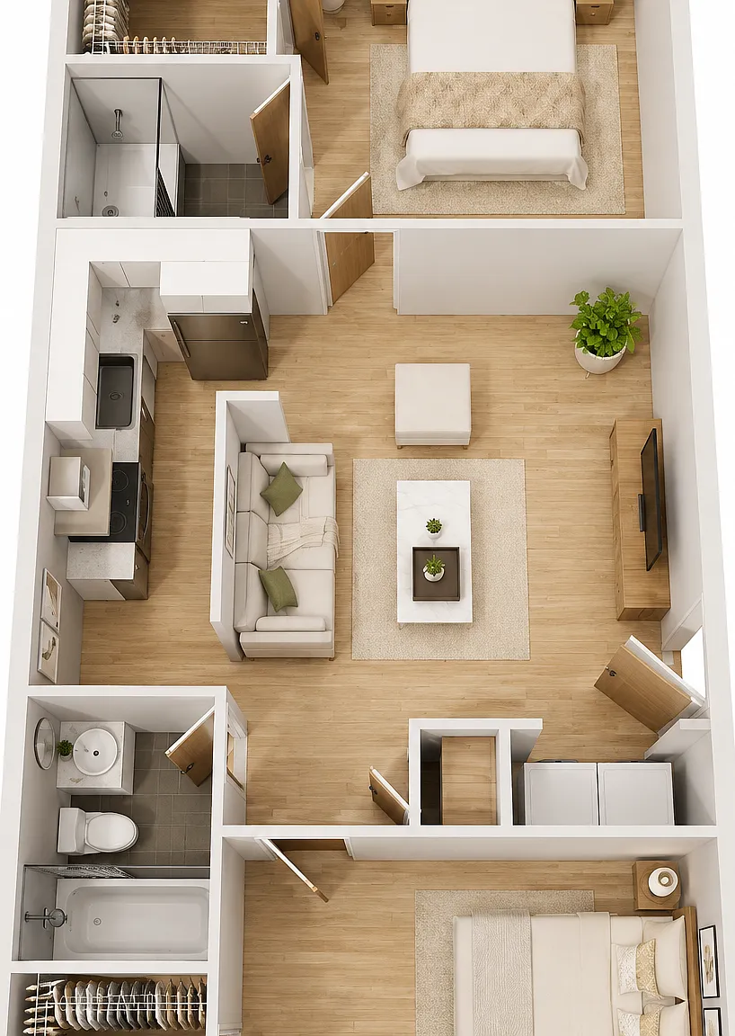 2 bed, 1100 sqft, $2,150 — Photo 2