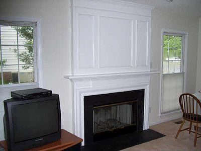 fireplace in family room