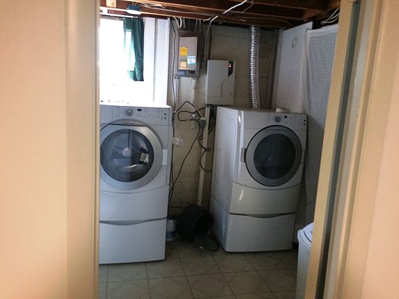 Laundry in Basement
