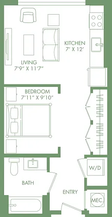 S2| studio | 507 Sq Ft S2| studio | 507 Sq Ft