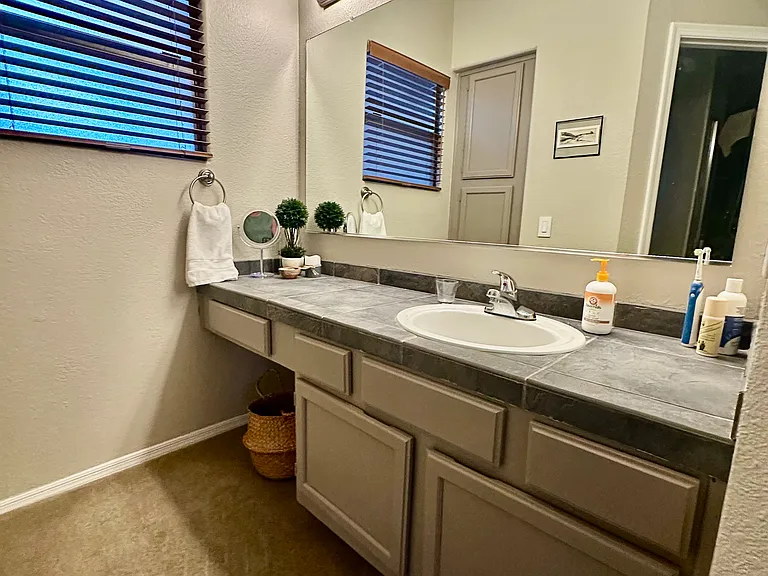 Bath room off Bedroom 1
