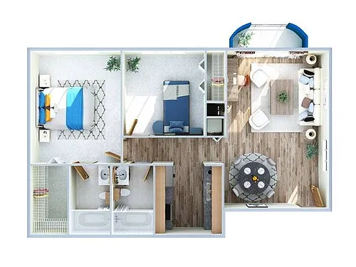 Floor plan Violet