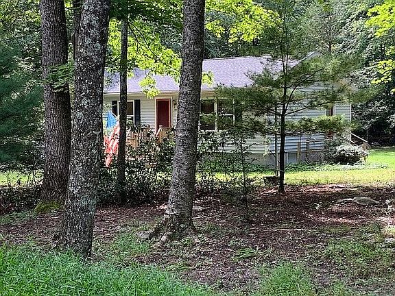 Barely seen from the road