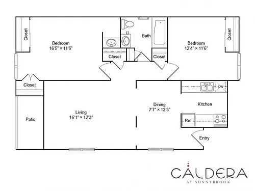 Floor plan 2X1B