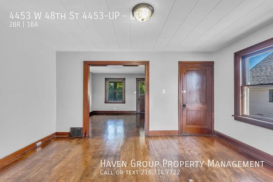 4453 W 48th St | UP, Cleveland, Ohio, 44144 - Spacious 2-bed 1-bath multi-family home! — Photo 4
