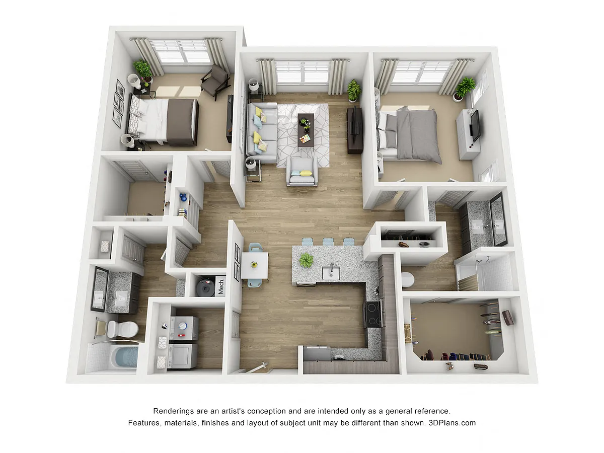 Floor plan B2C-P