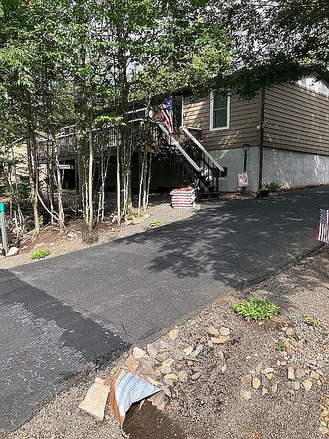 front/right of home