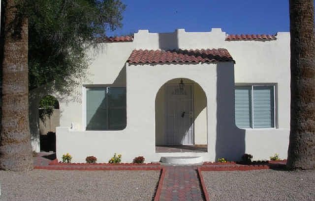 Spanish-Mission Facade