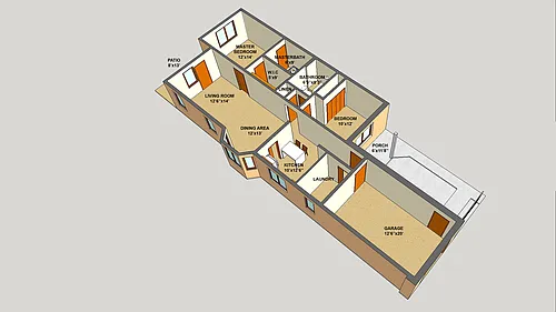 Floor plan Pine Grove Extended Standard