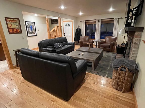 Front entry into living room