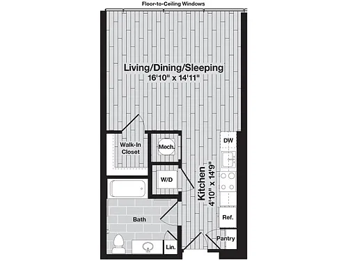 Floor plan The Breuer