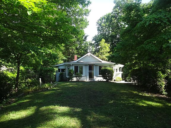 Front of home facing water