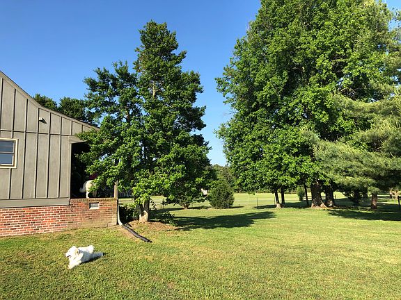 front porch and yard 