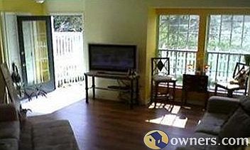 Living room with beautiful view