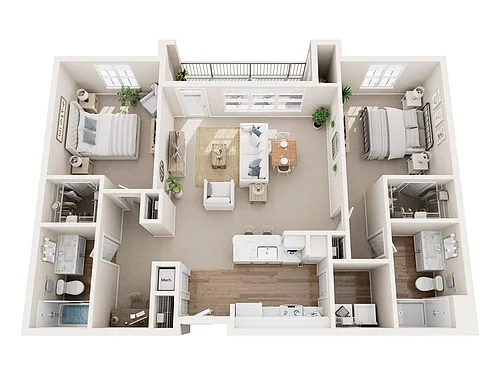 Floor plan Royal Oaks 1- B2