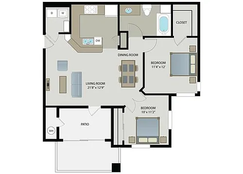 Floor plan San Gabriel