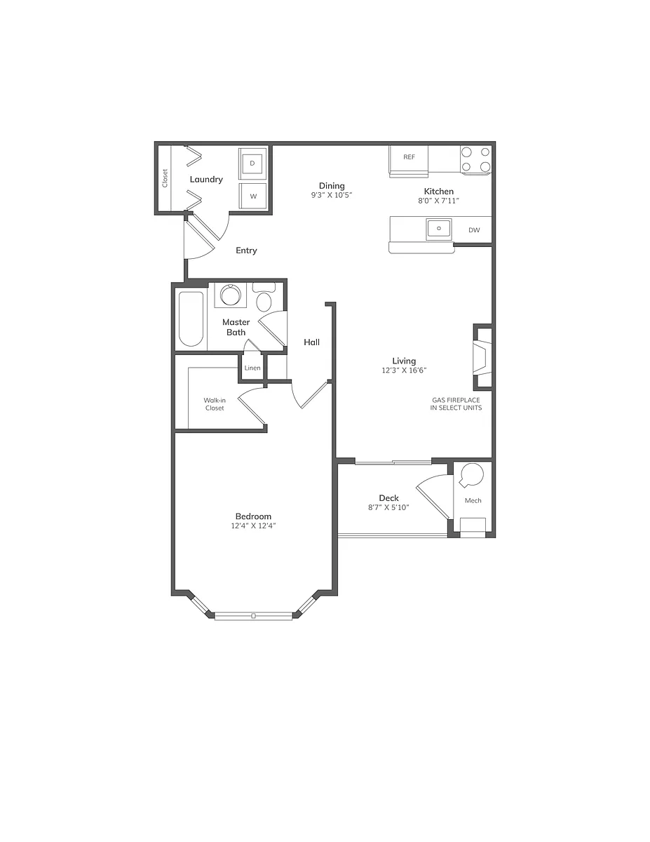 Floor plan A1BR